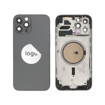 Châssis Complet (Coque Arrière Pré-montée) Graphite iPhone 12 Pro Max (Pulled B)
