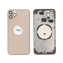 Châssis Complet (Coque Arrière Pré-montée) Or iPhone 11 Pro Max (Pulled C)