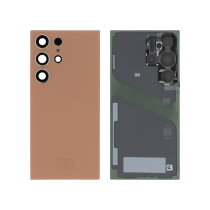 Vitre Arrière Titane Orange Galaxy S24 Ultra (S928B)