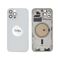 Châssis Complet (Coque Arrière Pré-montée) Argent iPhone 12 Pro (Pulled A)