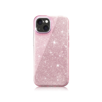 Coque Glitter iPhone 16 Plus (Rose)