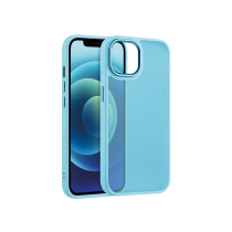 Coque Satin Matte iPhone 15 Pro (Bleu Dragée)