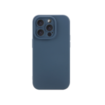 Coque Silicone iPhone 14 Pro Max (Bleu Nuit)