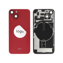 Vitre Arrière Rouge iPhone 14 (Avec Composants) (Pulled A)