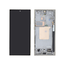 Ecran Complet Ambre Titane Galaxy S24 Ultra (S928B) (Avec châssis)