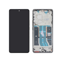 Ecran Complet Noir Realme 12 Pro/12 Pro+ (Avec Châssis) (Relife)