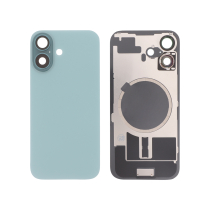 Vitre Arrière Sarcelle iPhone 16 (Avec MagSafe) (Sans Logo)