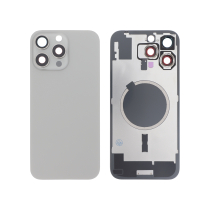 Vitre Arrière Titane Naturel iPhone 16 Pro Max (Avec MagSafe) (Sans Logo)