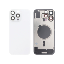 Vitre Arrière Blanche Titane iPhone 16 Pro Max (Avec MagSafe) (Sans Logo)