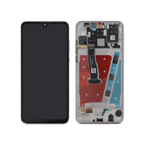 Ecran Complet Blanc Huawei P30 Lite (Avec châssis)