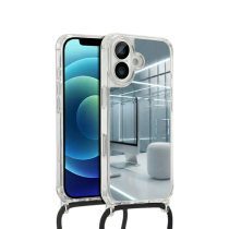 COVERME Coque Miroir iPhone Air (Cordon Noir) 