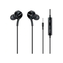 SAMSUNG Ecouteurs Jack avec Micro intégré (Noir) (Bulk)