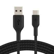 BELKIN Câble Tressé USB-C 3m (Noir)