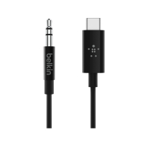 BELKIN Câble Jack 3,5 mm à USB-C 0,9m (Noir)