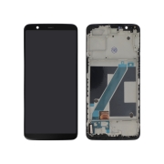Ecran Complet Noir OnePlus 5T (Avec Châssis) (ReLife)