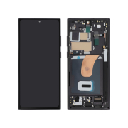 Ecran Complet Noir OLED Galaxy S23 Ultra (S918B) (Avec châssis)