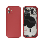 Châssis complet Rouge iPhone 12 (Sans Logo) 