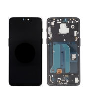 Ecran Complet Noir OnePlus 6 (Avec Châssis)